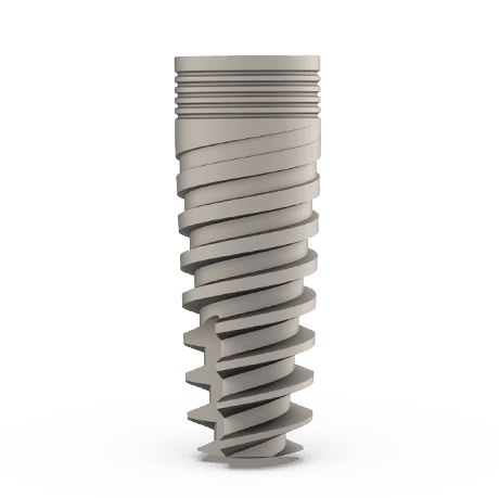 Dental Titanium Spiral Implant Sterile Sterilized For Internal Hex Lab