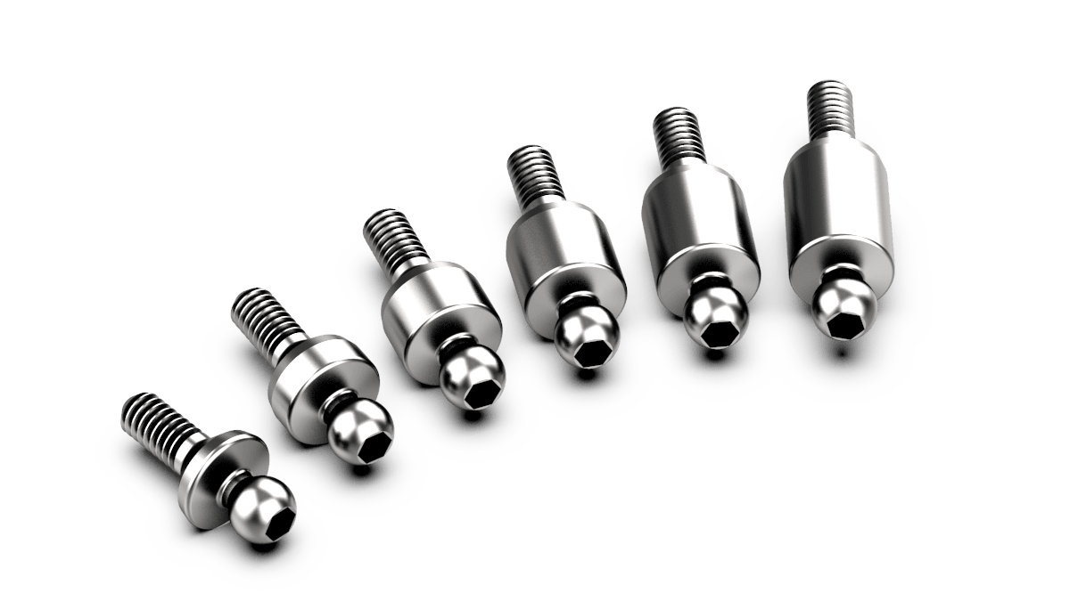 Dental Straight Ball Attachment