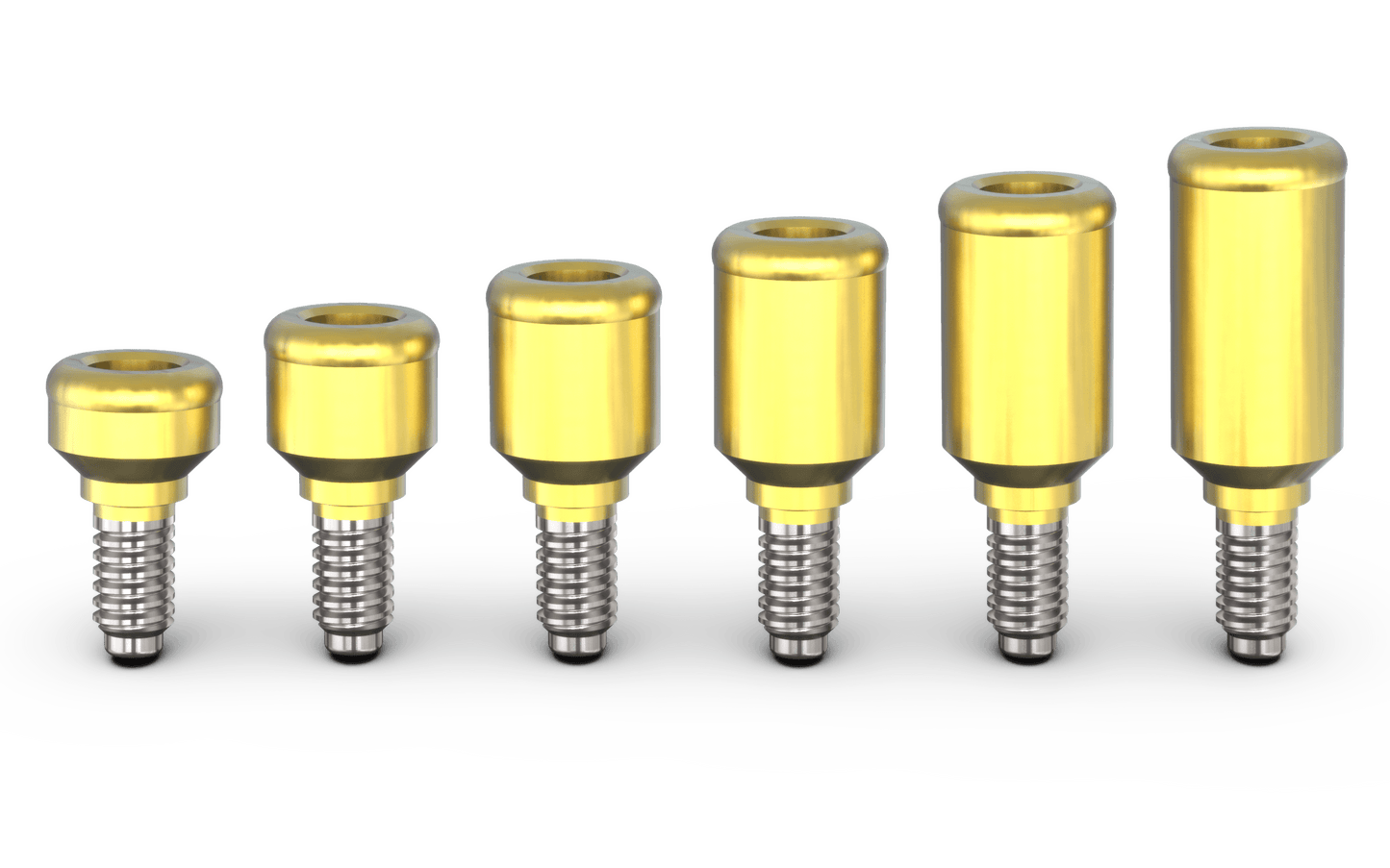 Dental Titanium Straight Locator Attachment For Regular Platform