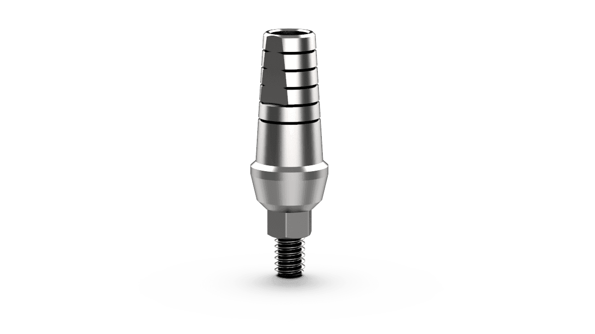 Straight Abutment With Shoulder Regular Platform For Dental Dentist Lab