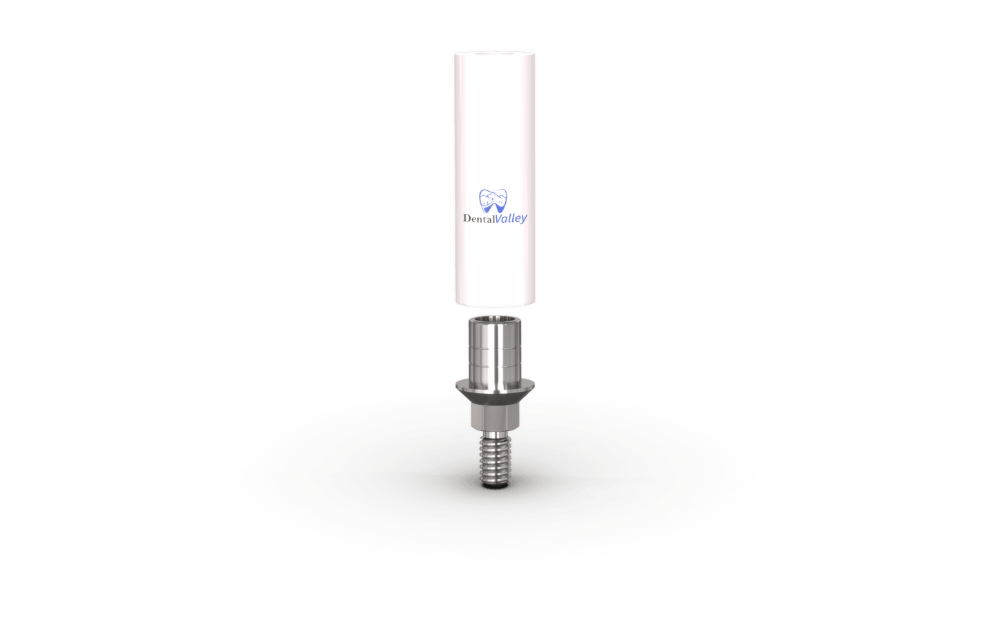 Dental Titanium Base with UCLA Abutment Open View