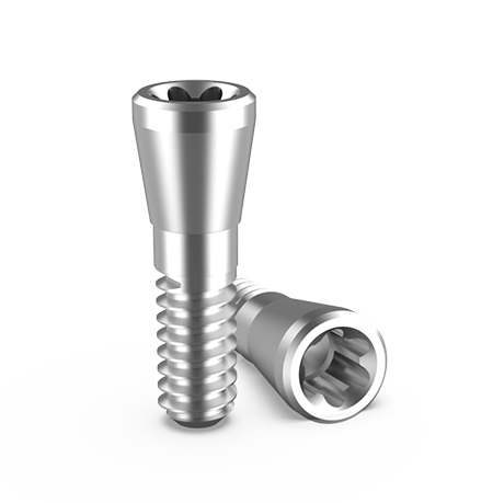 50 MUA Original Rosen Screw 1.4mm x 3mm Straumann straight MUA Pack for T5 Driver Front Angle View