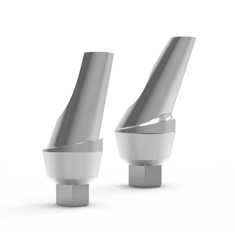 15° / 25° Dental Implant Angled Titanium Abutment With Shoulder