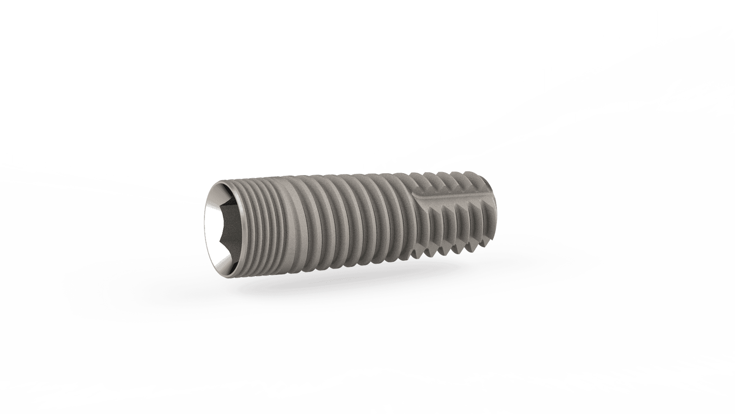 Dental Implant DFI Cylindrical Sterilized Titanium For Internal Dentist Lab