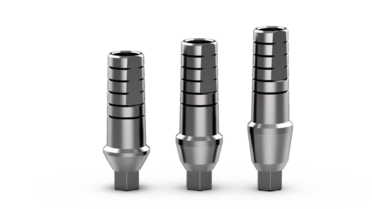 Dental Titanium Straight Abutment With Shoulder Slim for Implant 2.1 Hex lab