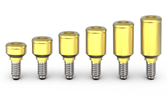 Dental Titanium Straight Locator Attachment For Regular Platform 