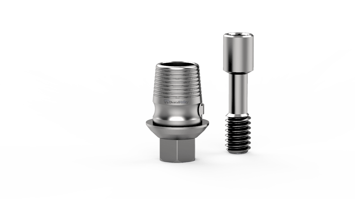 Dental Implant Sirona® Compatible Ti-Base CAD/CAM Anti Rotational With Hex