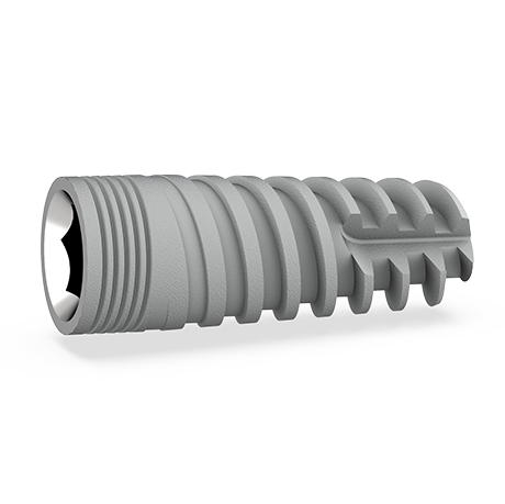 Conex Spiral Dental Implant Internal Hex Left Angle View