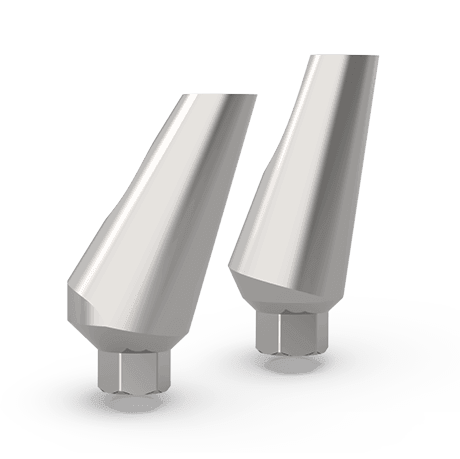Dental Angled Abutments 15 and 25 degrees Regular Platform