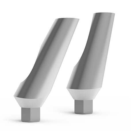 Dental Angled Abutments 15 and 25 Degrees Slim Platform