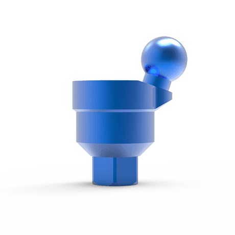 Dental Angled Ball Attachment 18 degree