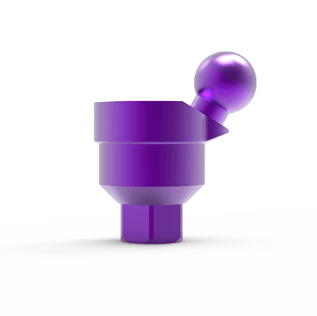 Dental Angled Ball Attachment 30 degree