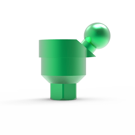Dental Angled Ball Attachment 40 degree Set