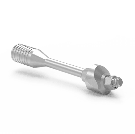 Dental Angled Multi Unit Abutment with Mount Holder Screw Hex View