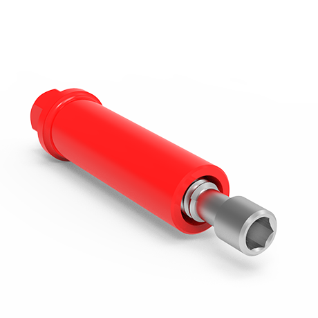 Dental Plastic Castable Abutment Anti Rotational Perspective View