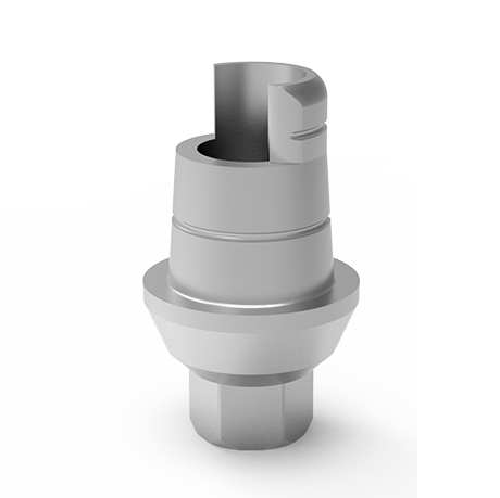Dental Rotational Cad/Cam Ti-Base Front Angle View 
