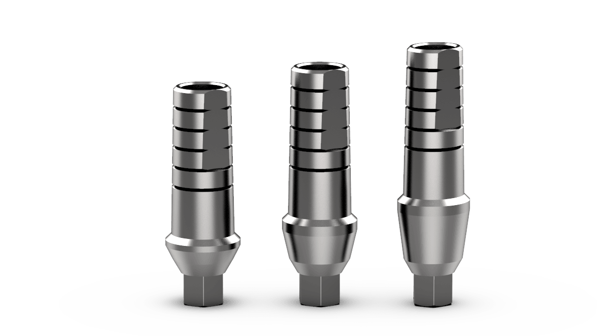 Dental Shoulder Straight Abutments Slim Platorm 