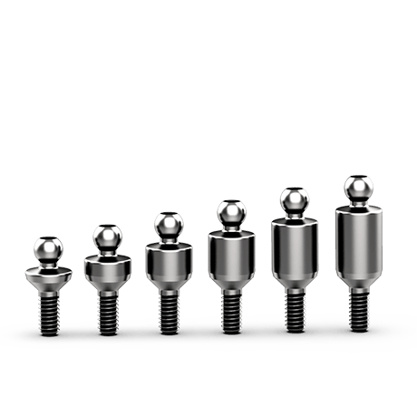 Dental Straight Ball Attachments 