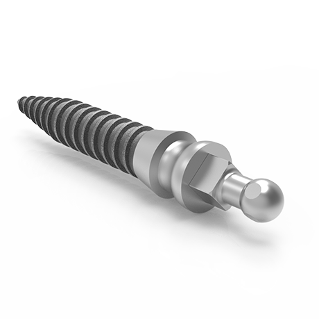 Mino O-Ball Mini One-Piece Dental Implant Right Facing View