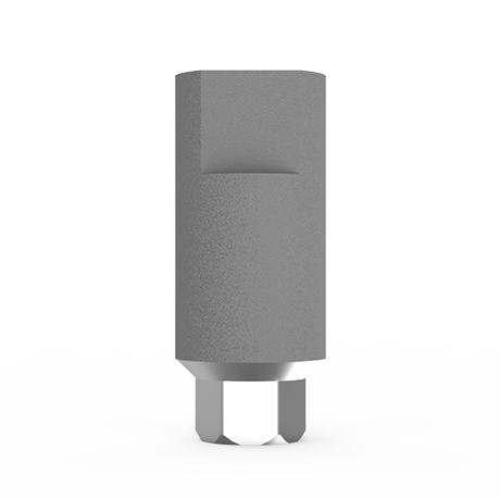 Scan Body for Dental Implant Internal Hex Front View