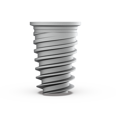 Siva Sinus Stopper Spiral Dental Implant 5.0 mm Diameter Internal Hex 